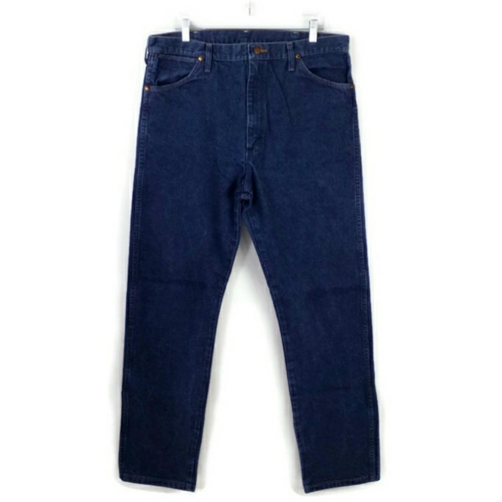 Wrangler Cowboy Cut Original Fit Denim Jeans 0013MWZ Mens Blue Wash 36x33.75 EUC